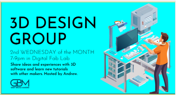 Event image 3D DESIGN GROUP MEET-UP - 2nd Wednesday
